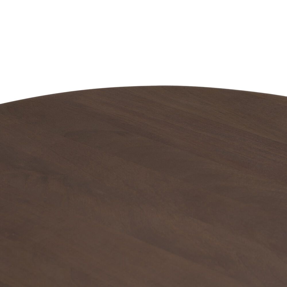Mercana Shima Oval Coffee Table in Dark Brown, , large