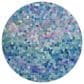 Dalyn Rug Company Kaleidoscope Turquoise 8" Round Indoor/Outdoor Area Rug, , large