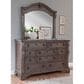 Springmeier Heirloom Dresser Mirror in Rustic Charcoal, , large