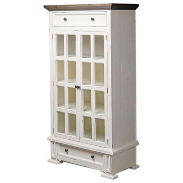 Rustic Root Two Door Armoire in Two Tone Finish, , large