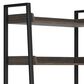 Ashley Zendex Bookcase in Dark Brown and Black, , large