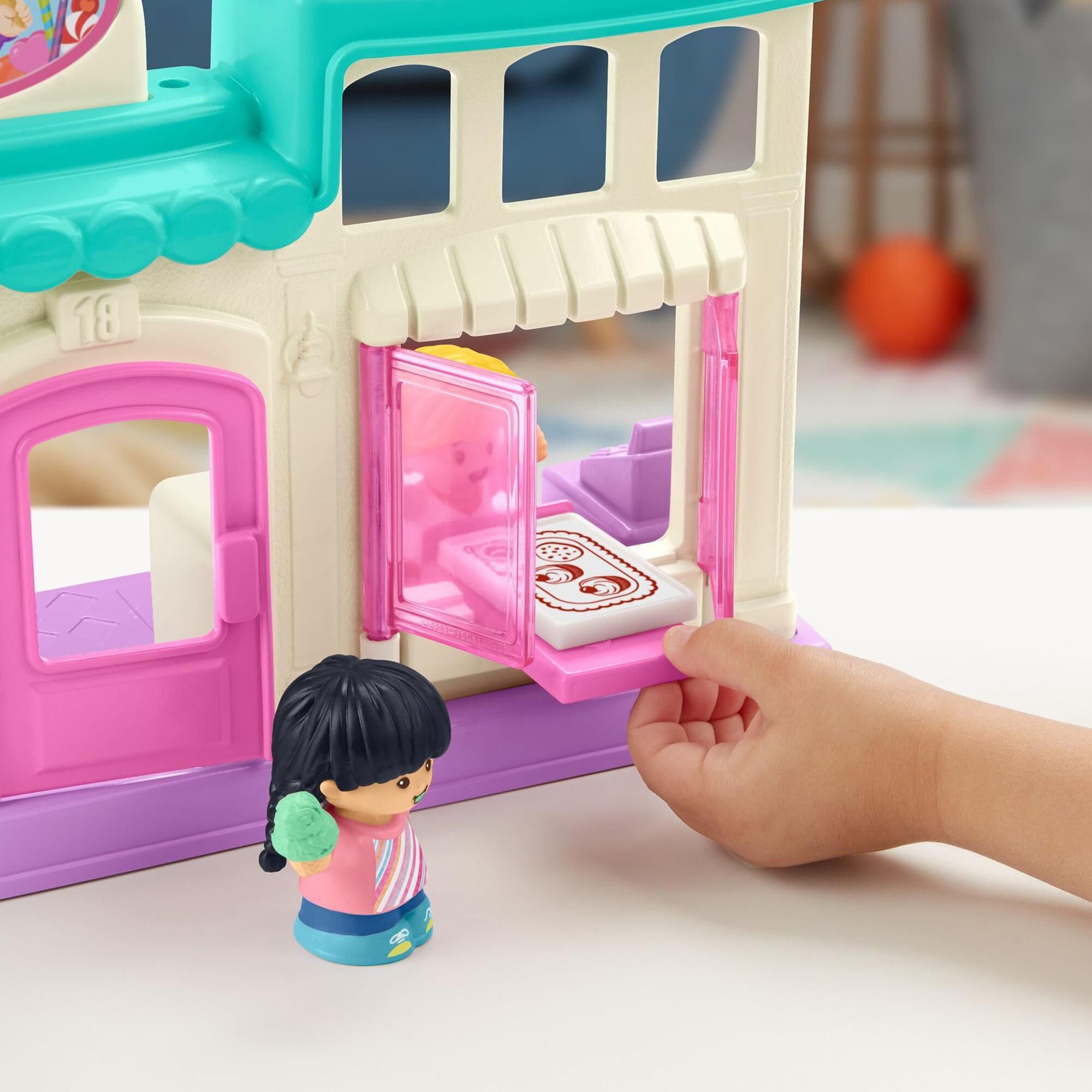 Fisher Price Little People House Home Pink sofa chair seat furniture part toy 