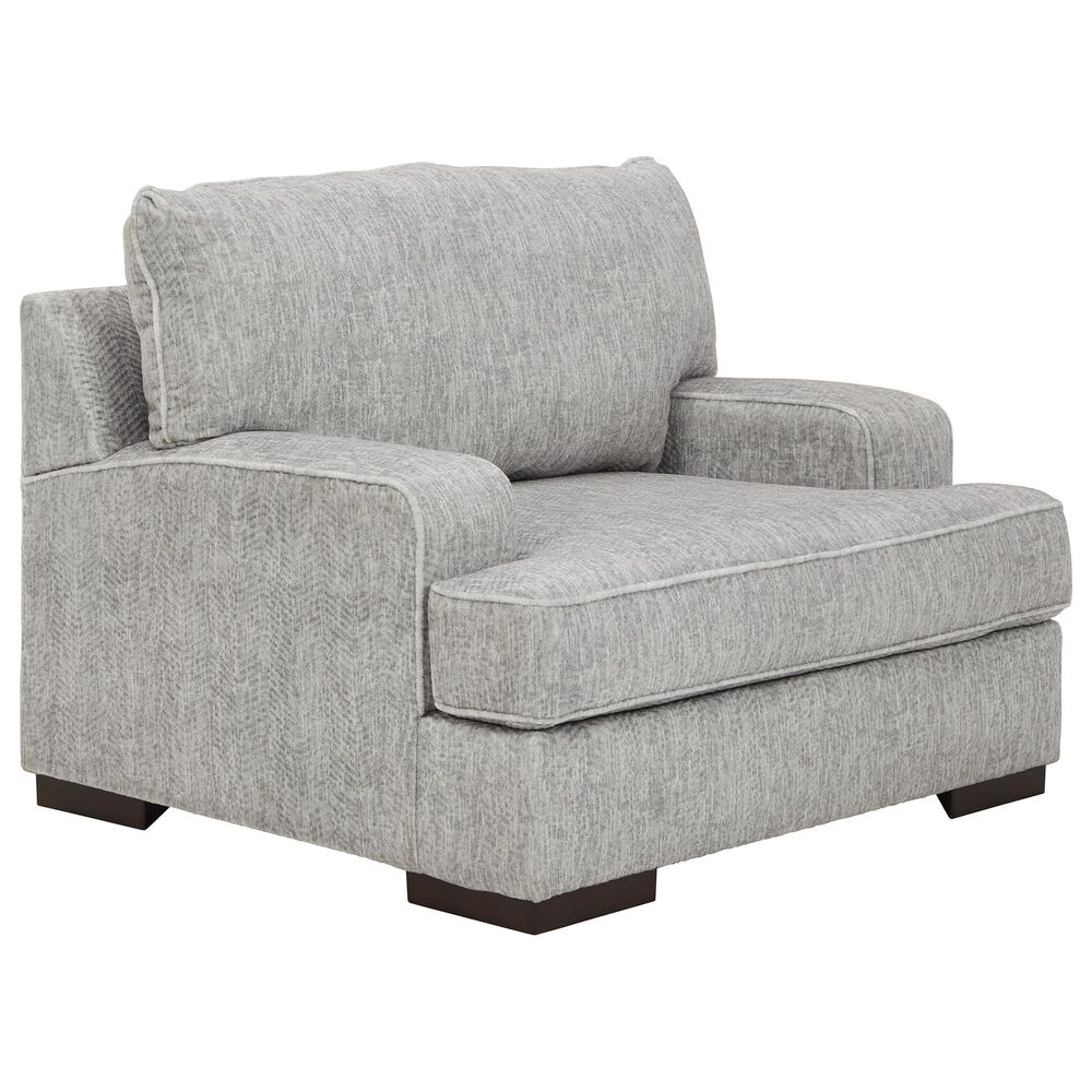 Ashley Mercado Chair and a Half in Pewter, , large