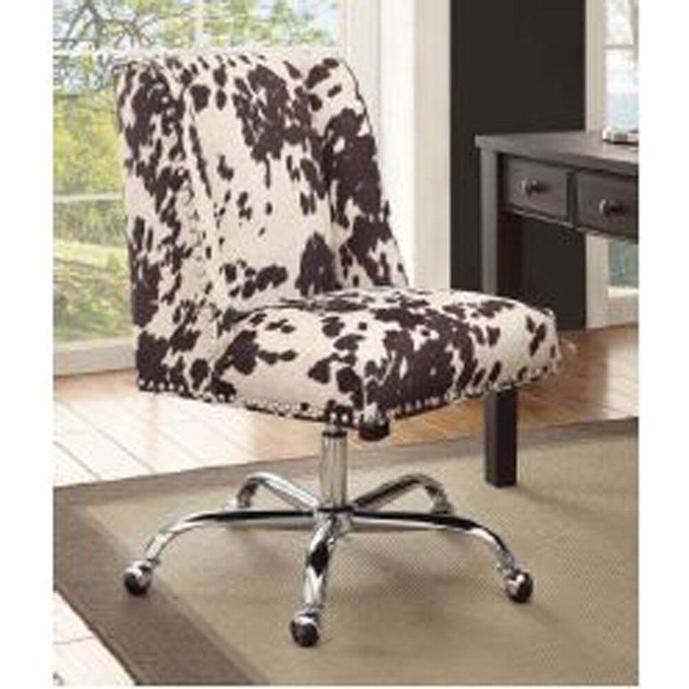 Linden Boulevard Draper Udder Office Chair in Madnees Black, , large