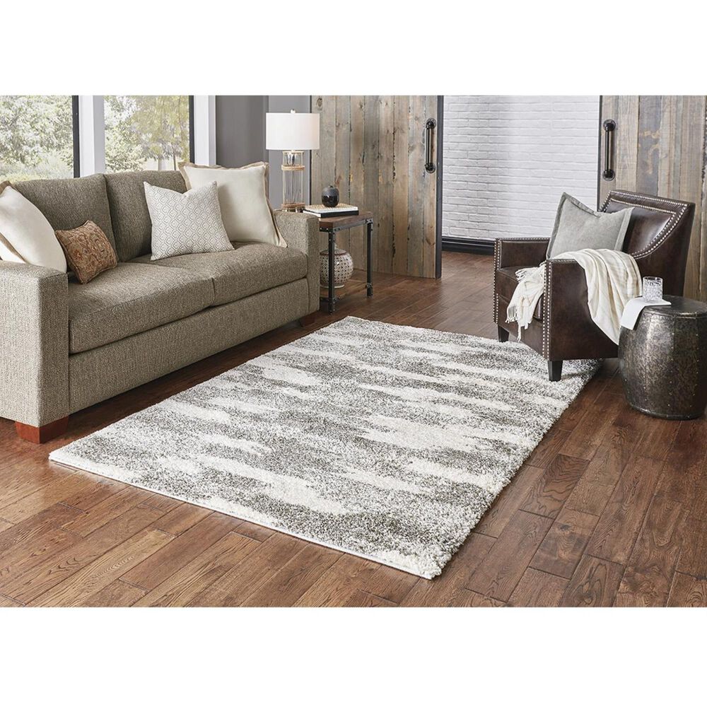 Oriental Weavers Henderson 565J 9&#39;10&quot; x 12&#39;10&quot; Grey and Ivory Area Rug, , large