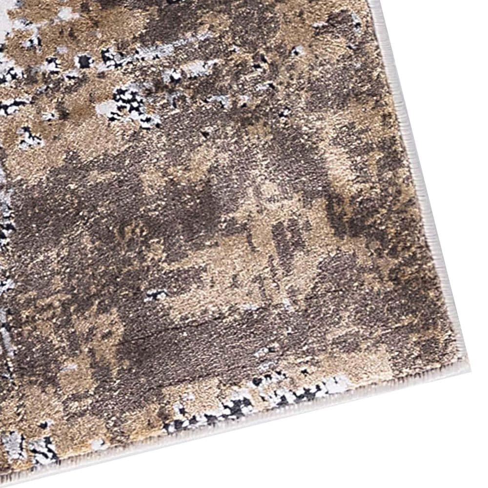Amer Rugs Hamilton 5&#39;3&quot; x 7&#39;6&quot; Gray and Gold Area Rug, , large