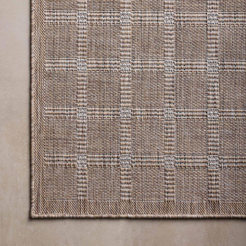 Amber Lewis x Loloi Topanga 2&#39;3&quot; x 3&#39;9&quot; Natural and Bone Indoor/Outdoor Area Rug, , large