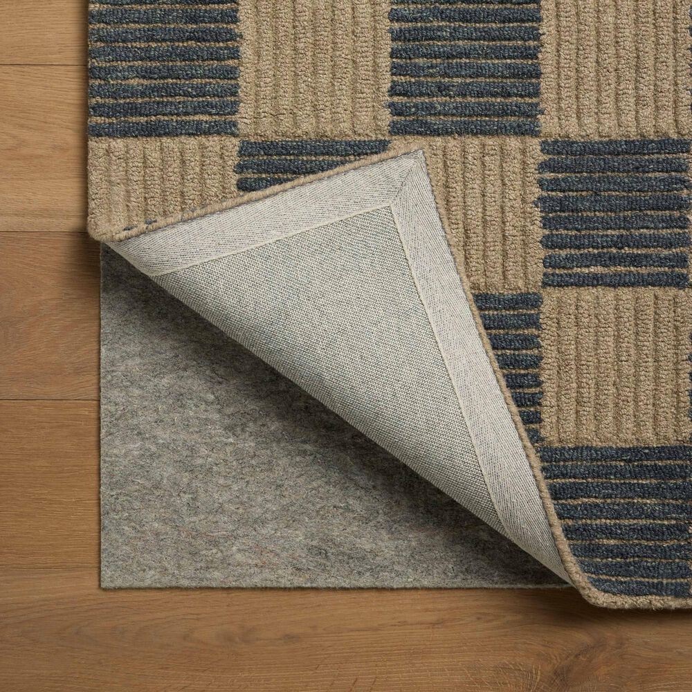 Loloi Madi Taupe and Navy 7'9" x 9'9" Area Rug, , large