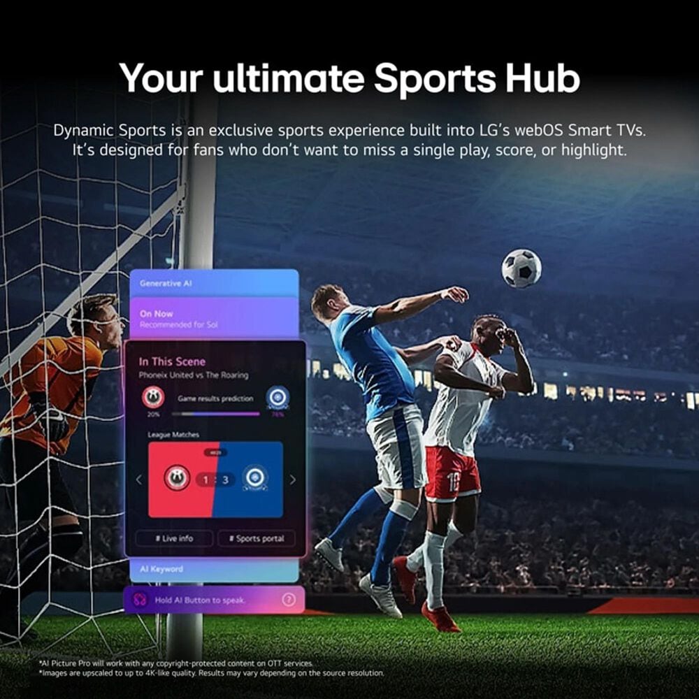 LG 65" Class 75B Series QNED AI Mini LED 4K Ultra HD in Black - Smart TV, , large