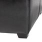 Baxton Studio Square Ottoman Footstool in Black, , large