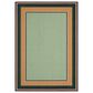 Oriental Weavers Havana Geometric Green and Navy 7"10" x 10" Indoor/Outdoor Area Rug, , large