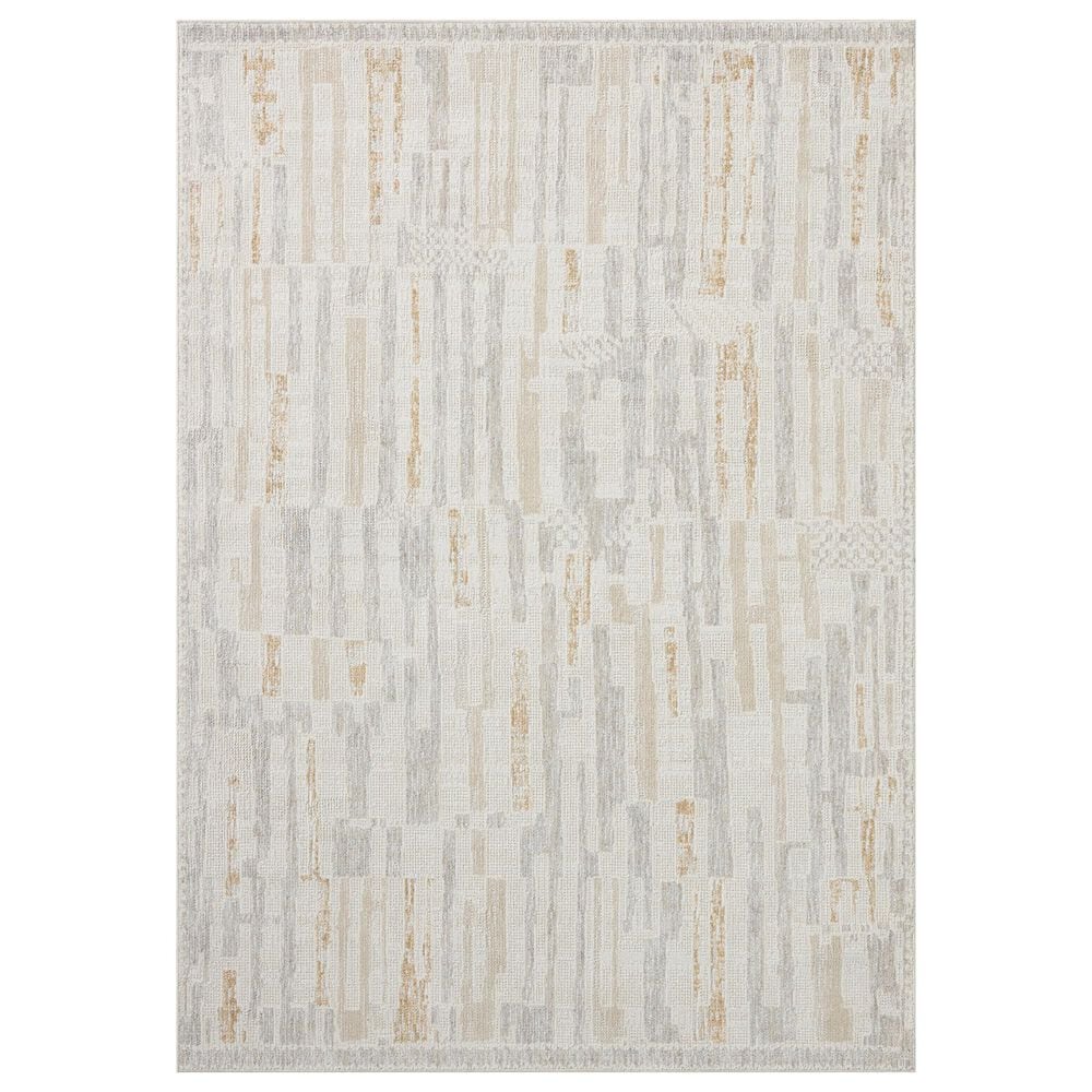 Loloi Roxie Natural and Sand 2" x 3" Area Rug, , large