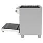 Cafe 6.2 Cu. Ft. Freestanding Natural Gas Range in Matte White and Brushed Bronze, , large