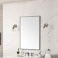 James Martin Rohe 26" Rectangular Mirror in Satin Nickel, , large