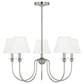 Visual Comfort & Co. Elsay Medium Chandelier in Brushed Nickel, , large
