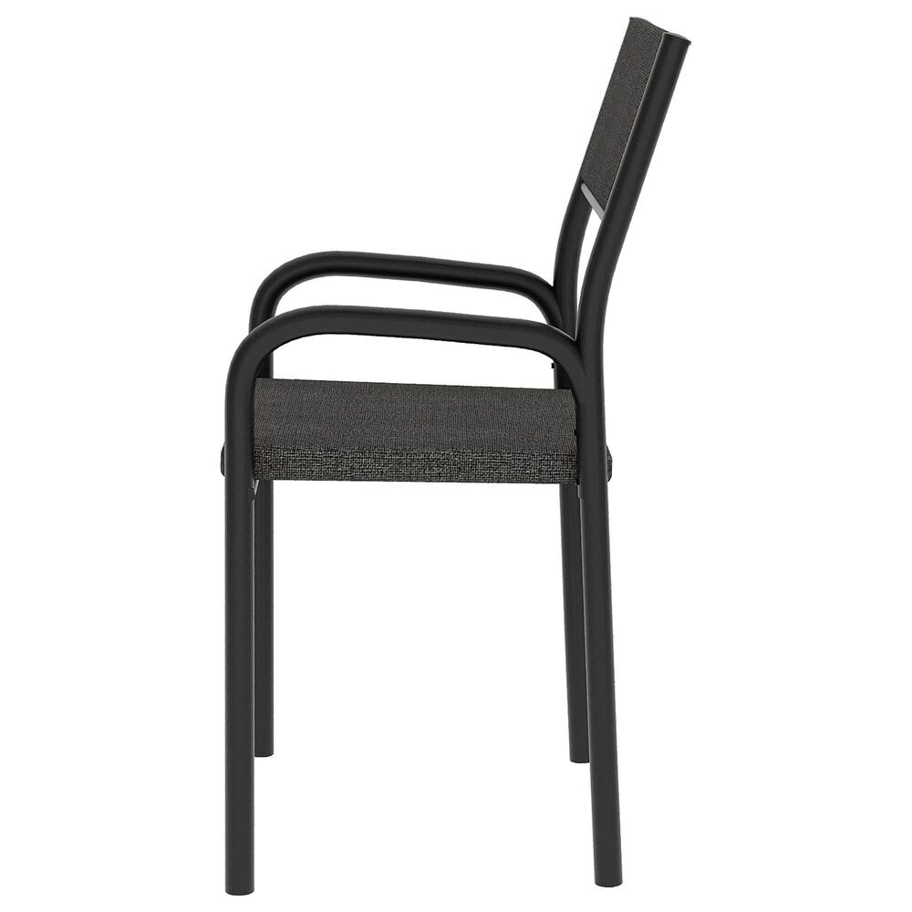 Rta Products Llc Office Visiting Chair with Metal Frame in Grayish Black, , large