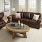 Ashley Colleton Stationary Sofa and Loveseat Set in Dark Brown, , large