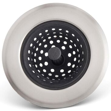 HIC Kitchen EZ Clean Sink Strainer in Silver, , large