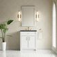 James Martin Bellshire 30" Single Bathroom Vanity in Bright White with 3 cm Charcoal Soapstone Silestone Top and Rectangular Sink, , large
