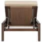 Four Hands Brio Outdoor Chaise Lounge in Ellor Beige and Stained Saddle Brown, , large