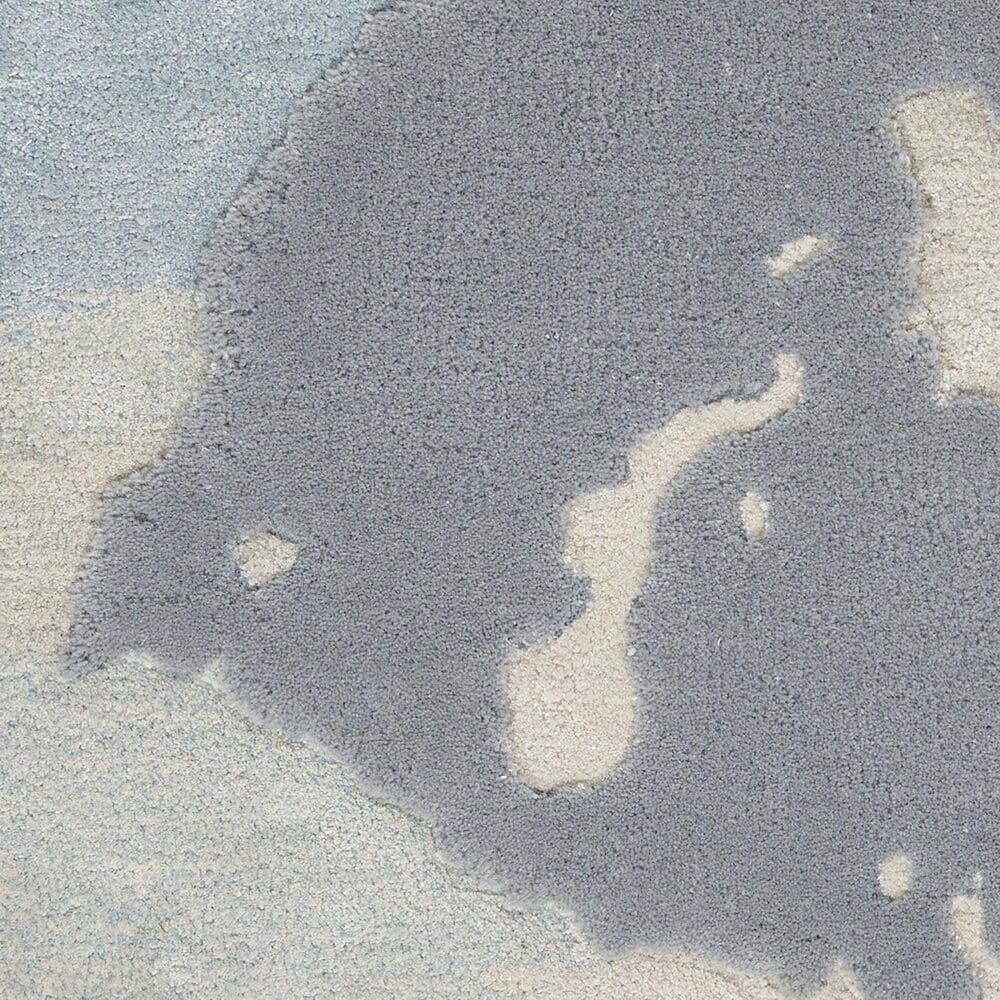 Nourison Prismatic PRS19 8&#39;7&quot; x 11&#39;6&quot; Seafoam and Silver Area Rug, , large