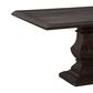 Home Trends & Design Nimes 120" Rectangular Dining Table in Vintage Brown - Table Only, , large