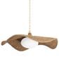 Troy Lighting Levene 21" 1-Light Chandelier in Vintage Gold Leaf, , large