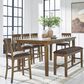 Ashley Urbinforte Counter Height Table in Light Brown - Table Only, , large