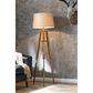 Creative Coop Mariner Floor Lamp in Brown, , large