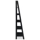 Linon Home Decor Acadia 5-Shelf Ladder Bookcase in Black, , large