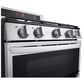 LG 6.9 cu. ft. Smart Gas Double Oven Freestanding Range with ProBake Convection and Air Fry in Stainless Steel, , large