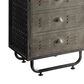 4D Concepts Locker Bookcase in Natural, Black and Grey, , large