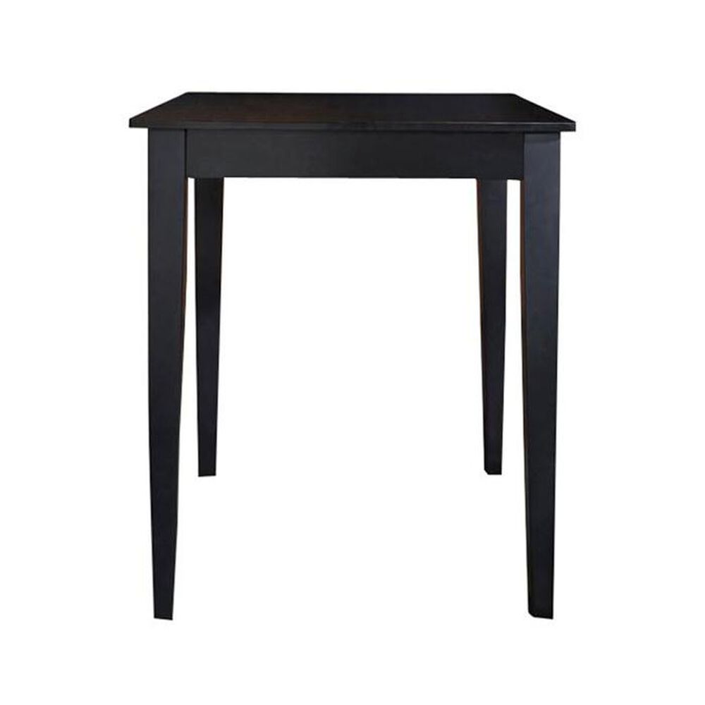 Crosley Furniture Tapered Leg Pub Table in Black, , large