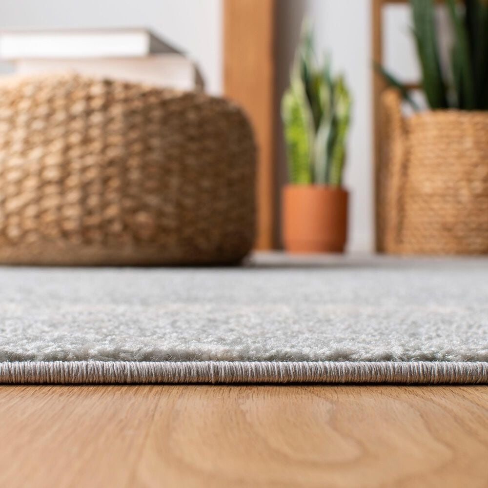 Safavieh Tulum 5&#39;3&quot; x 7&#39;6&quot; Light Grey and Ivory Area Rug, , large