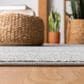 Safavieh Tulum 5"3" x 7"6" Light Grey and Ivory Area Rug, , large