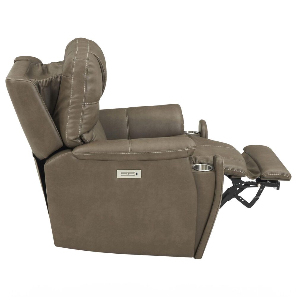 Steve Silver Adelaide Dual-Power Recliner in Caramel, , large