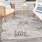 Nourison Garden Oasis Nature Grey 4" x 6" Indoor/Outdoor Area Rug, , large