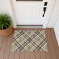 Dalyn Rug Company Soft Essentials Plaid Chocolate 1"8" x 2"6" Indoor/Outdoor Area Rug, , large