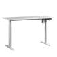 Sauder 60" Sit/Stand Desk in White, , large