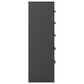 Ashley Broachmyn 5 Drawer Chest in Warm Gray and Matte Black, , large