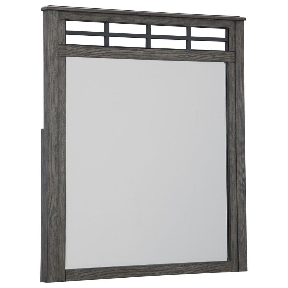 Ashley Montillan Dresser Mirror in Grayish Brown, , large