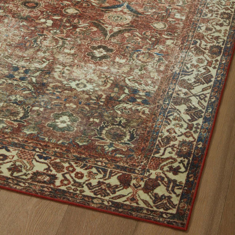 Magnolia Home Banks 2&#39; x 5&#39; Brick and Ivory Area Rug, , large