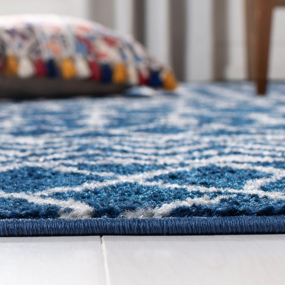 Safavieh Tulum TUL270N 9&#39; x 12&#39; Navy and Ivory Area Rug, , large