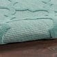 Nourison Easy Care 2" x 4" Aqua and Teal Indoor/Outdoor Area Rug, , large