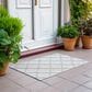 Dalyn Rug Company York 1"8" x 2"6" Ivory Indoor/Outdoor Area Rug, , large