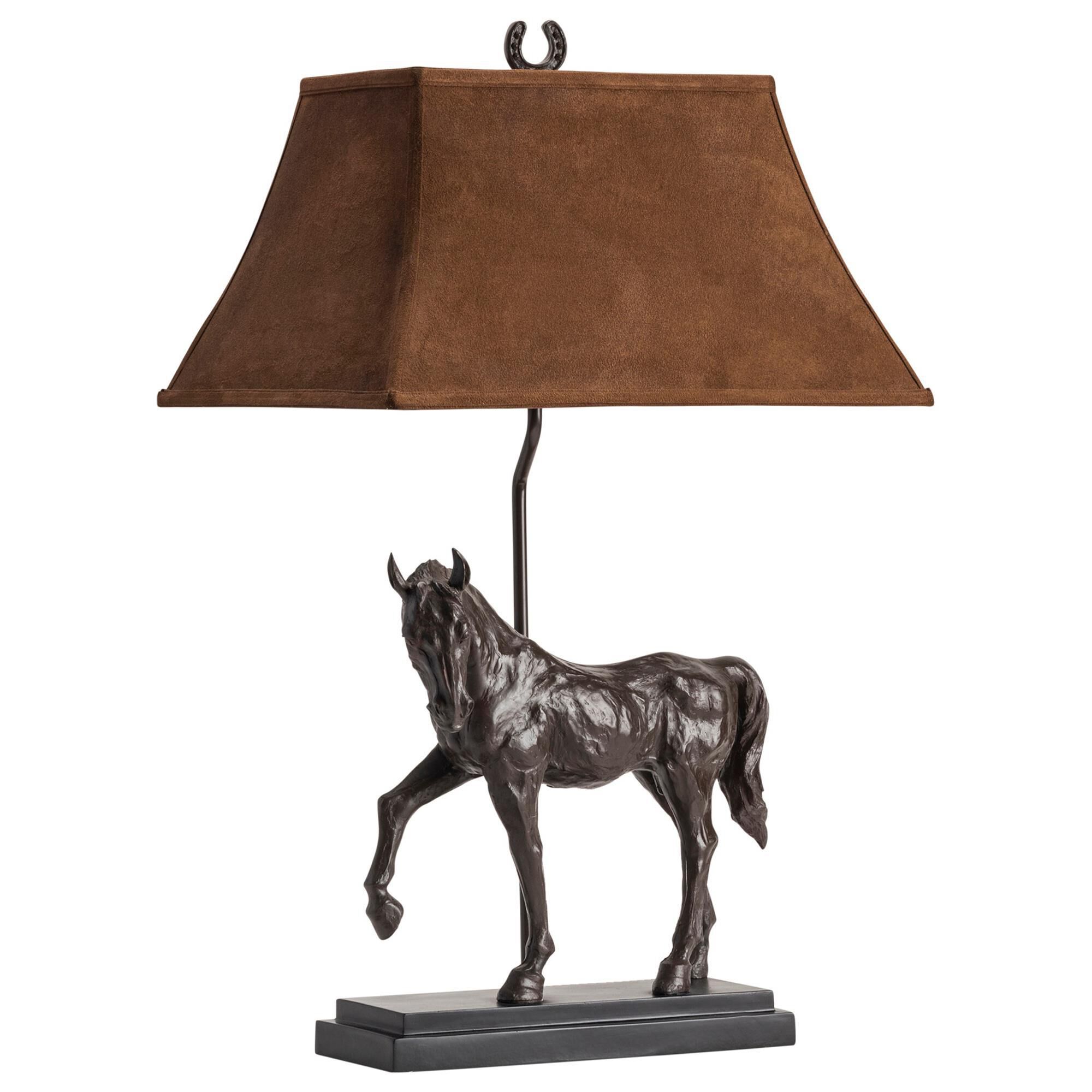 Crestview Collection Horse Creek Table Lamp in Bronze
