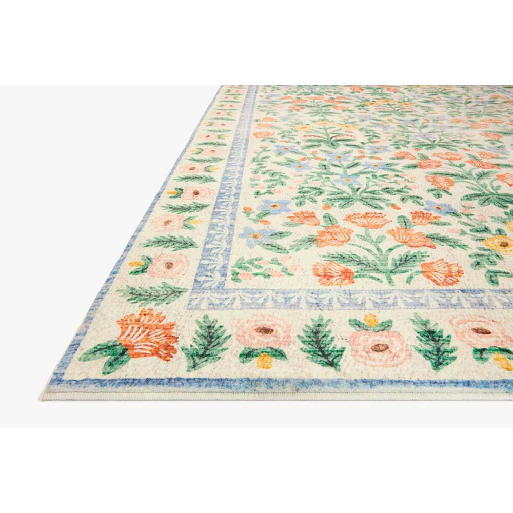 Loloi Rifle Paper Co. x Loloi Eden Mughal Garden Cream 5&#39;-0&quot; x 7&#39;-6&quot; Area Rug, , large