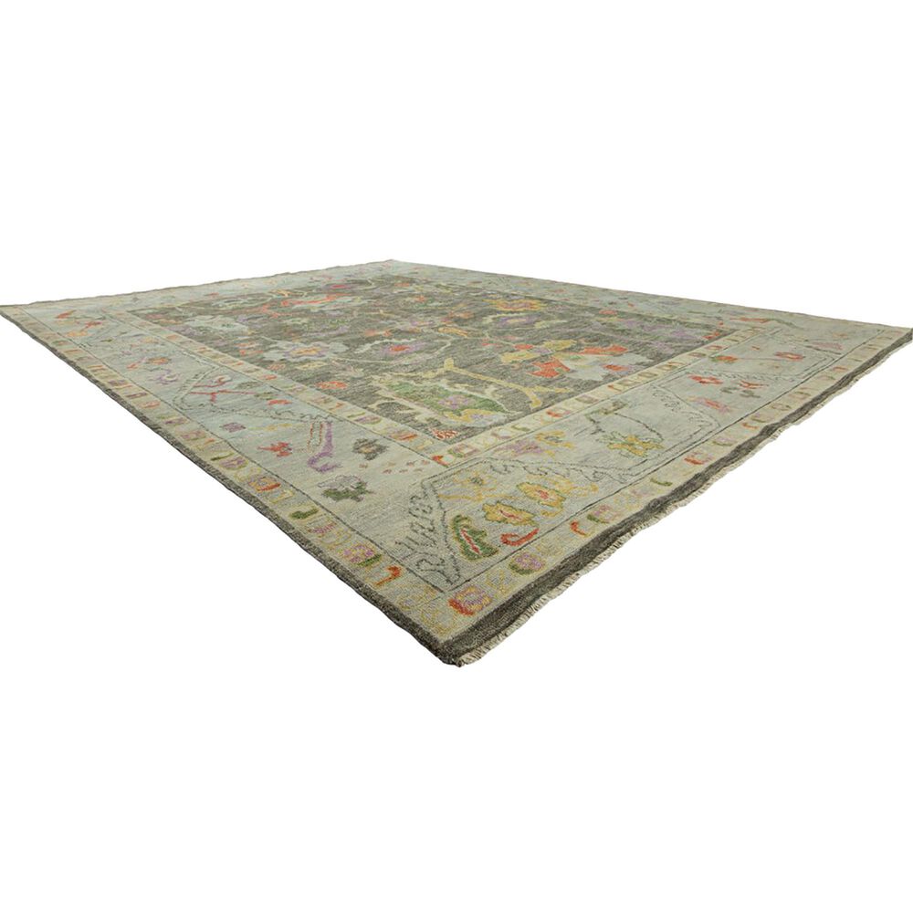 Harounian Rugs Madison 6&#39; x 9&#39; Graphite and Blue Area Rug, , large
