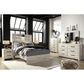 Ashley Cambeck Full Panel Bed in Whitewash with Lighting, , large