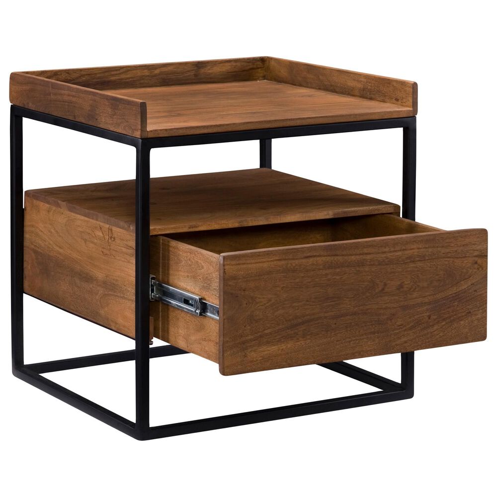 Moe&#39;s Home Collection Vancouver Side Table in Brown and Black, , large